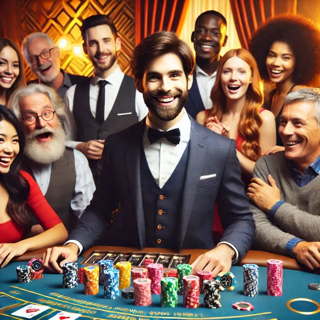 Croupier en direct dans Lucky8 Casino