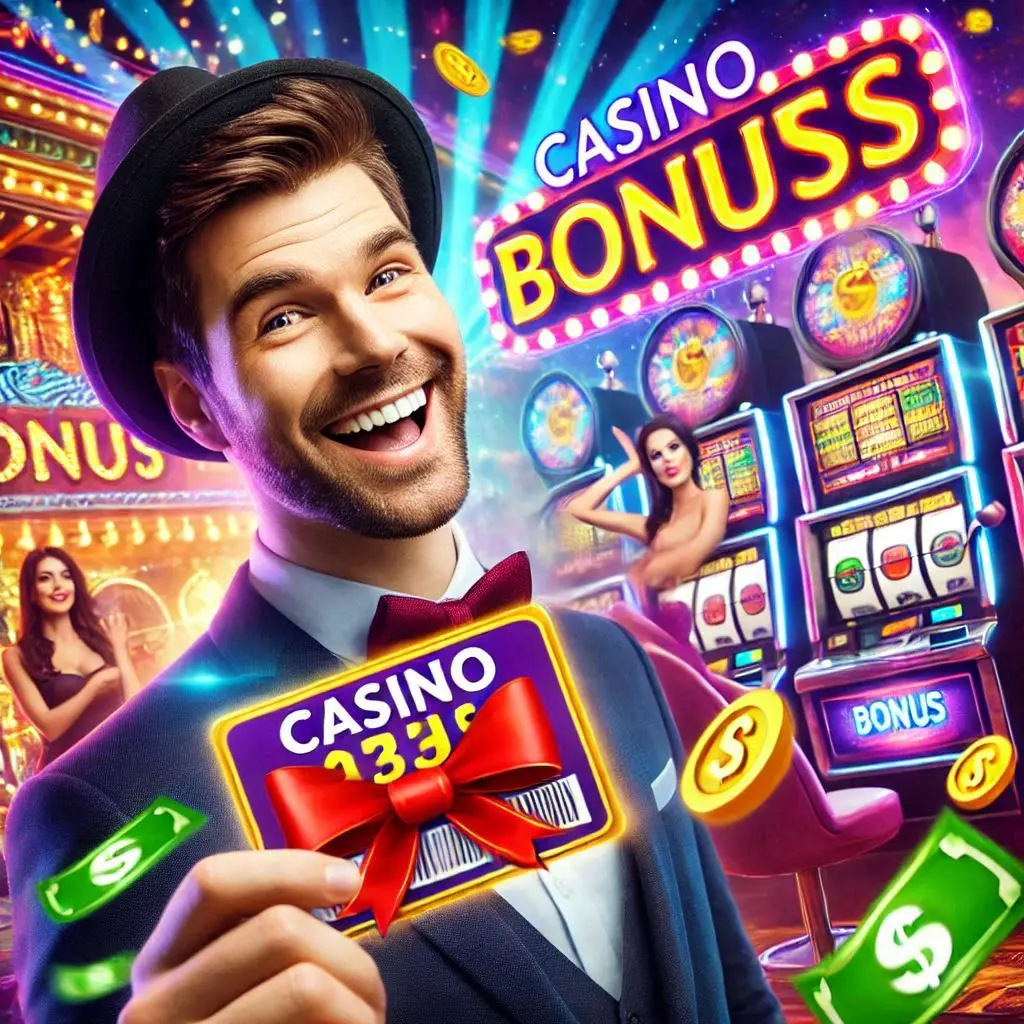 l'homme avec un bonus au casino LUCKY8 CASINO